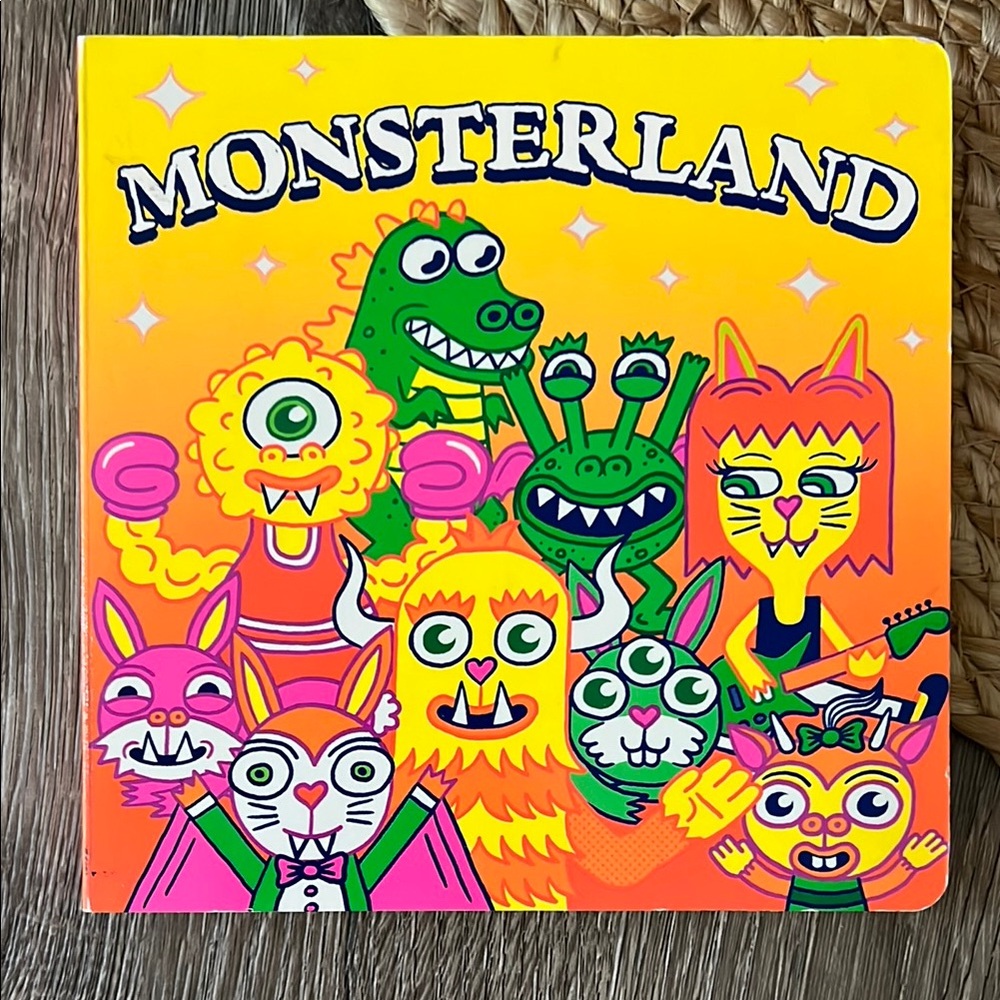📚 5/$25 📚 MONSTERLAND board book from little bee books NEW 2017